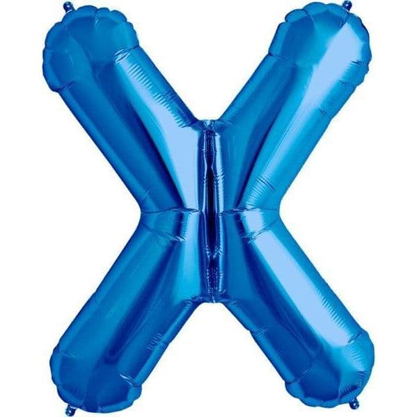 Northstar Balão Foil 16" Letra X Azul - 180000554