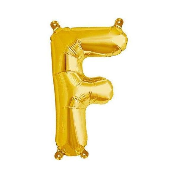 Northstar Balão Foil 16'' Letra F Dourado - 180057201
