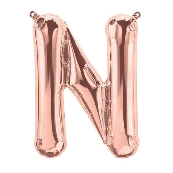 Northstar Balão Foil 16" Letra N Rose Gold - 180135001
