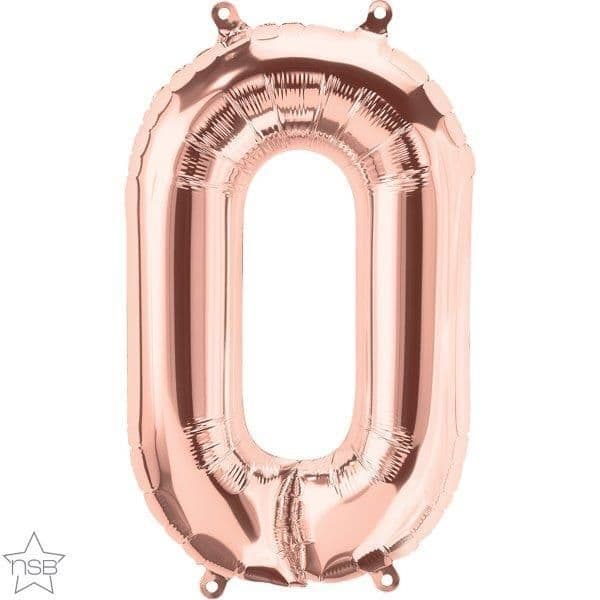 Northstar Balão Foil 16" Letra O Rose Gold - 180135101