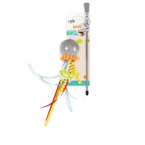 AFP Varinha Kitty Wand Octopus com Catnip