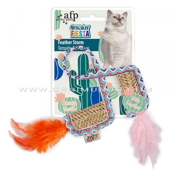 AFP Brinquedo Gato Whisker Fiesta Feather Storm