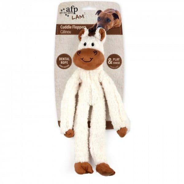 All for Paws Brinquedo Cão Peluche com Corda Dental Burro 43cm
