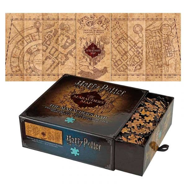 The Noble Collection Harry Potter Puzle 1000 Peças Mapa do Maroto