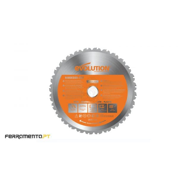 Evolution Disco Multifunções 255x25,4 28D - 31D25525428MU