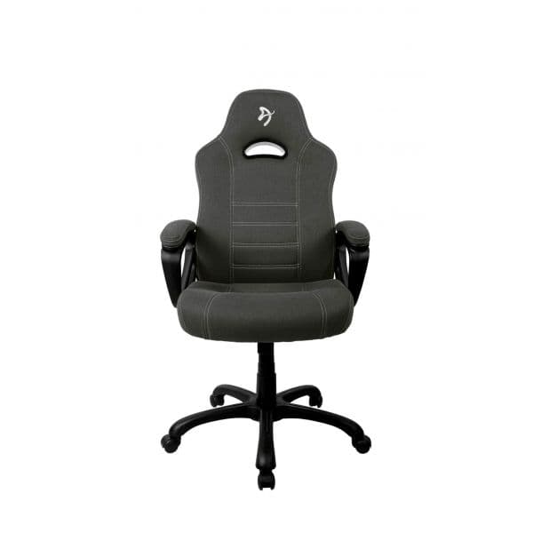 Cadeira Gaming Arozzi Enzo Woven Black Grey Fabric