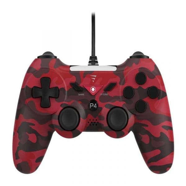 VoltEdge CX40 Comando Camo Red para PS4/PS3/PC