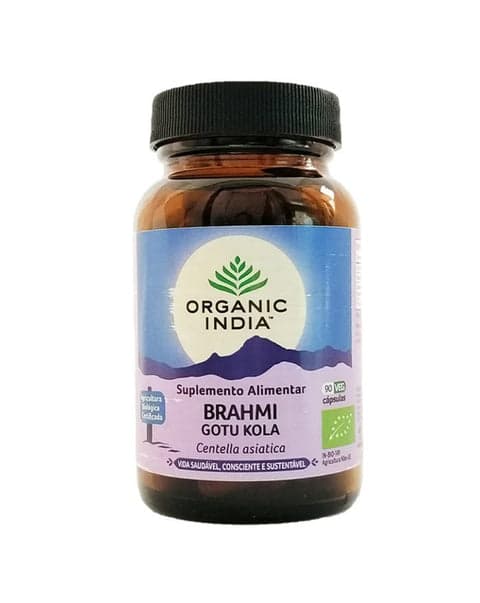 Organic India Brahmi Gotu Kola 90 Cápsulas