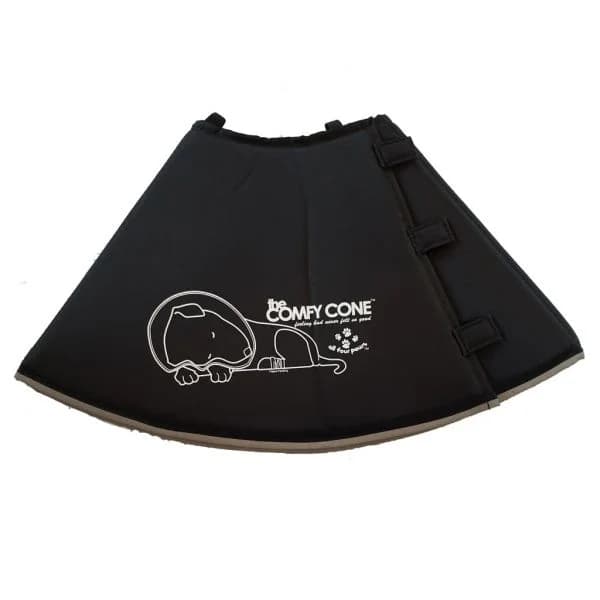 All Four Paws Colar Recuperação Cães Comfy Cone S Longo 20 cm Preto - 428422