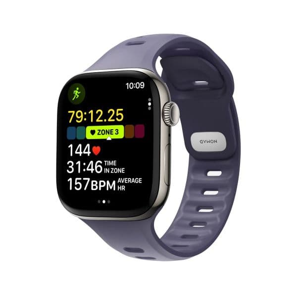 Nomad Goods Bracelete Desportiva Ritmica Apple Watch 45/46mm Roxa
