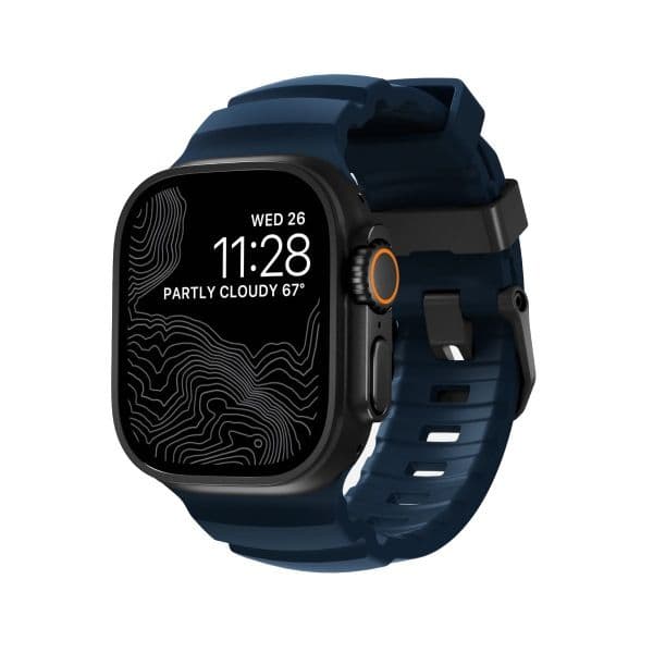 Nomad Goods Bracelete Rocky Point Apple Watch 46mm Azul/Preto