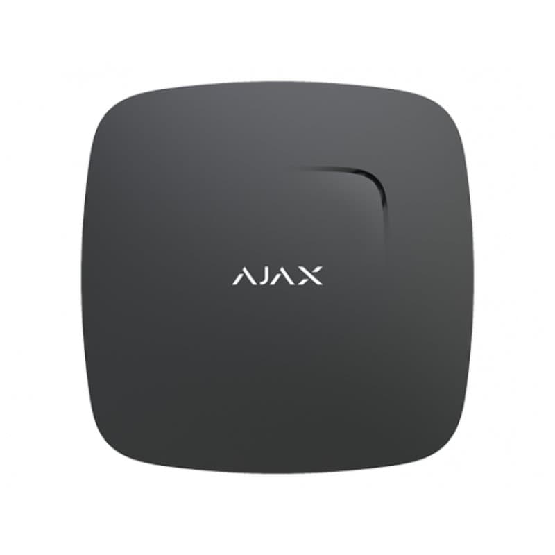 Ajax Detector de Fumo e Sensor de Temperatura sem Fios Preto - 0856963007231 - AJ-FIREPROTECT-B