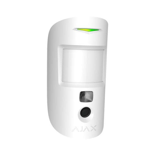 Ajax Sensor Pir Bi-direccional C/ Câmara S/ Fios 868MHz (branco) P/ Alarme Hub 2 - AJ-MOTIONCAM-W