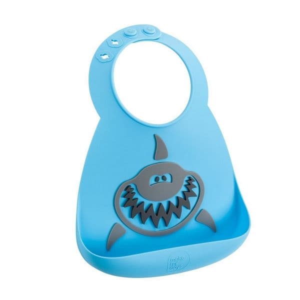 Make My Day Babete Soft Bib Shark