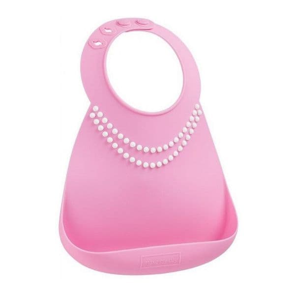 Make My Day Babete Soft Bib Pearls