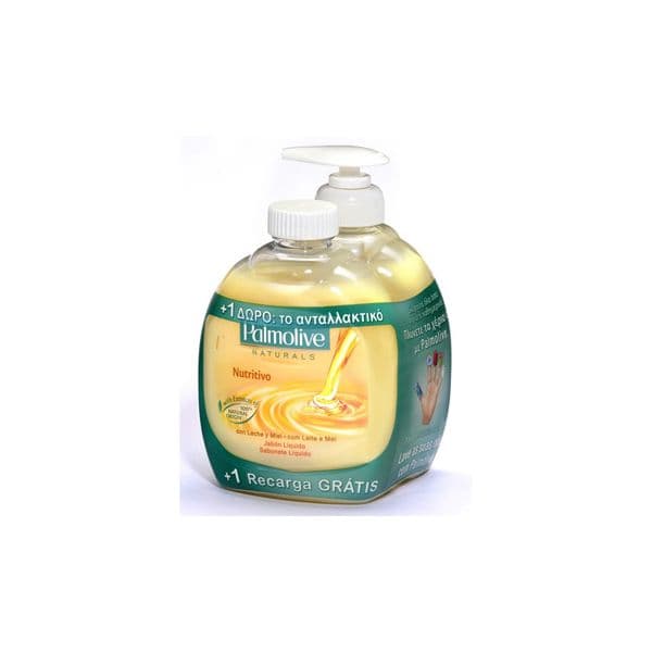 Palmolive Sabonete Líquido de Mãos Leite e Mel 2x300ml