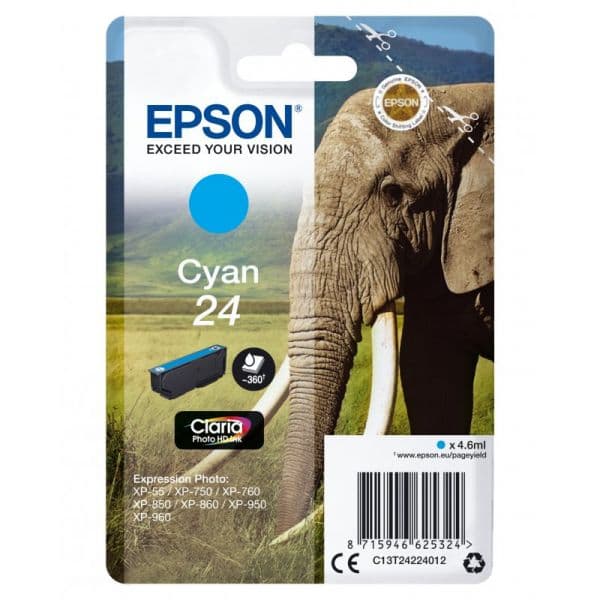 Tinteiro Epson 24 C13T24224010 Cyan