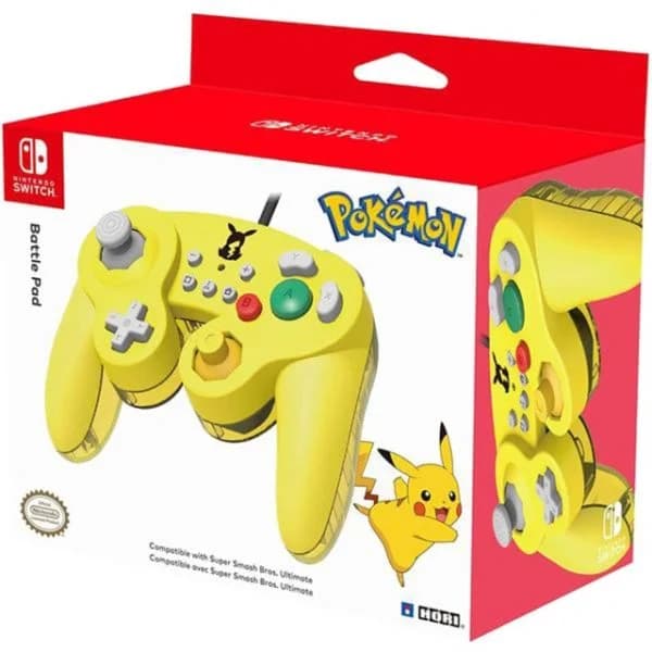 Hori Comando Battle Pad Pikachu Nintendo Switch