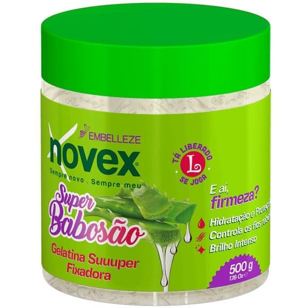 Novex Gelatina Fixadora Novex Super Babosão Aloé Vera 500ml