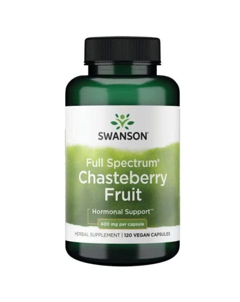 Swanson Frutas Chasteberry, 400mg 120 Cápsulas