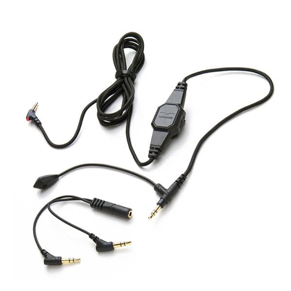V-Moda Cabo com Microfone (cabeça) de Braço Ajustável Boompro Black