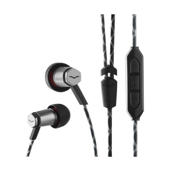 V-Moda Auriculares Com Fio + Micro Forza Metallo Para IOS Black