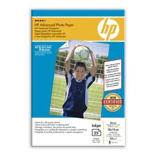 HP Papel Advanced Fotografia Lustroso 10 x 15 25Fls (Q8691A) - 0882780349599