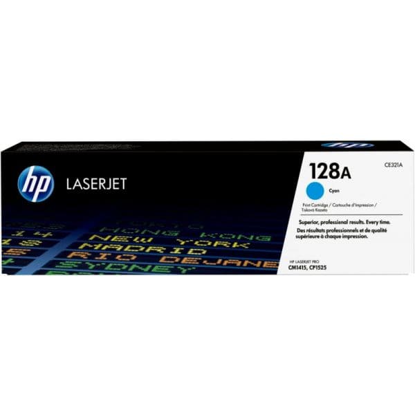 HP 128A Cyan CE321A