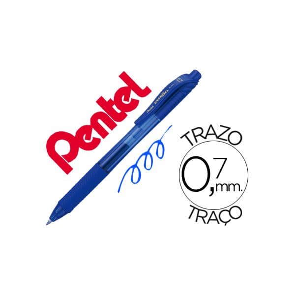 Pentel Roller Energel BL107 0.7mm Azul 1 Un.