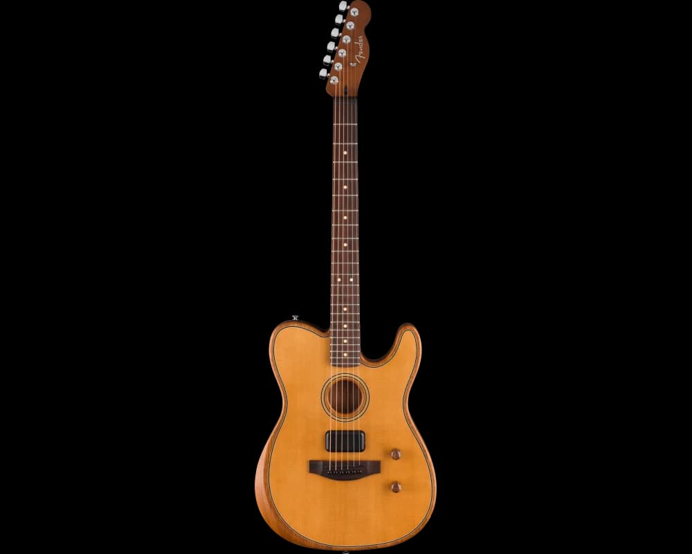 Fender Acoustasonic Standard Telecaster, Aged Natural - BimotorDJ