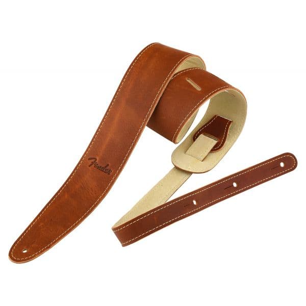 Fender Ball Glove Leather Strap BRN