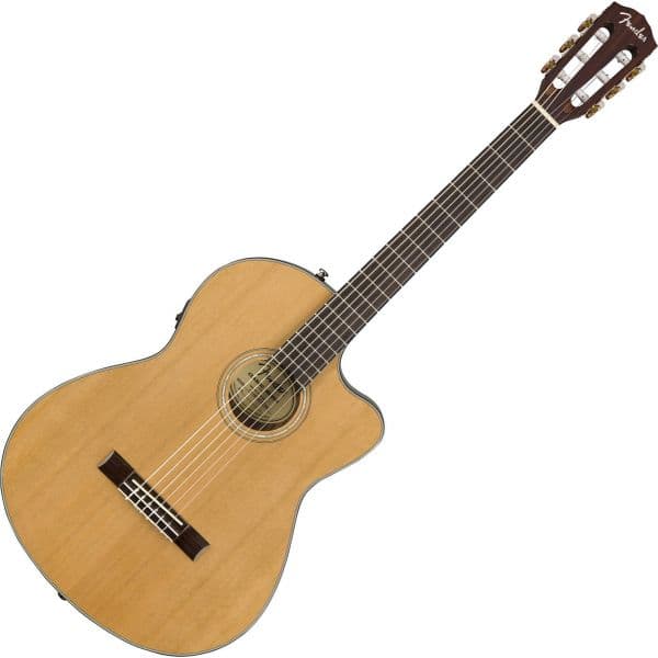 Fender CN-140SCE Nylon WN + Case Natural