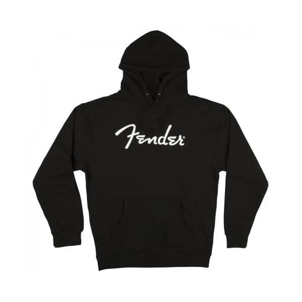 Fender Logo Hoodie, Black, M