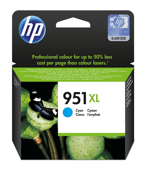 Tinteiro HP 951XL CN046AE Azul