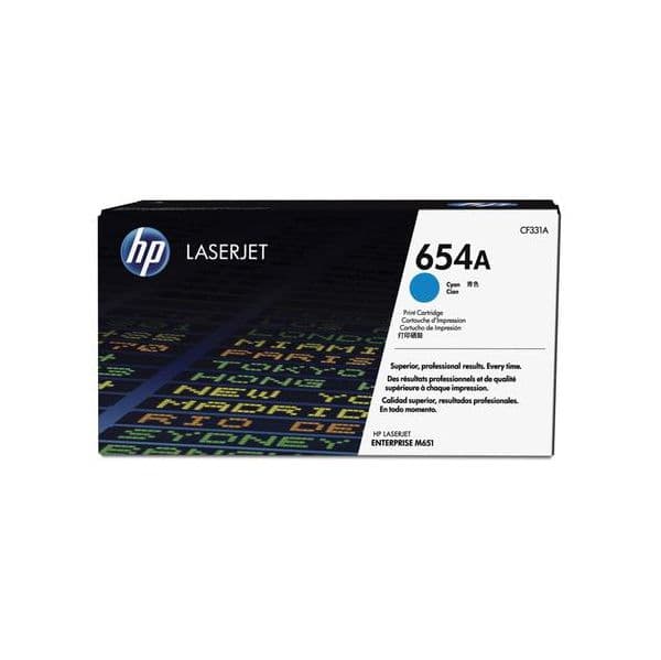Tinteiro HP 654A Cyan - CF331A