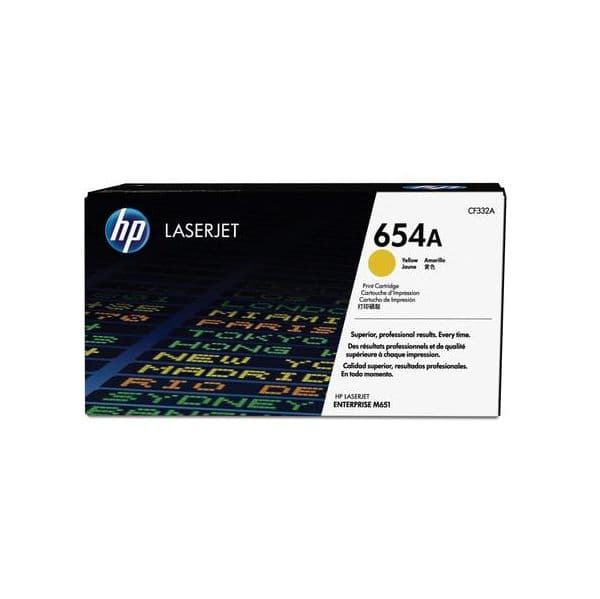 HP 654A Yellow - CF332A