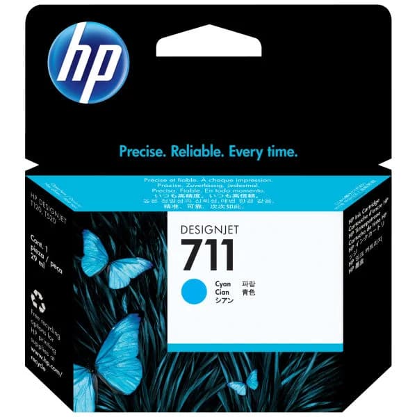Cartucho HP Cyan 711