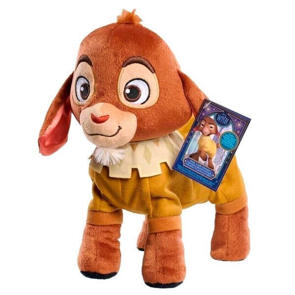Just Play Peluche Valentino Disney Wish Castanho Amarelo 28cm