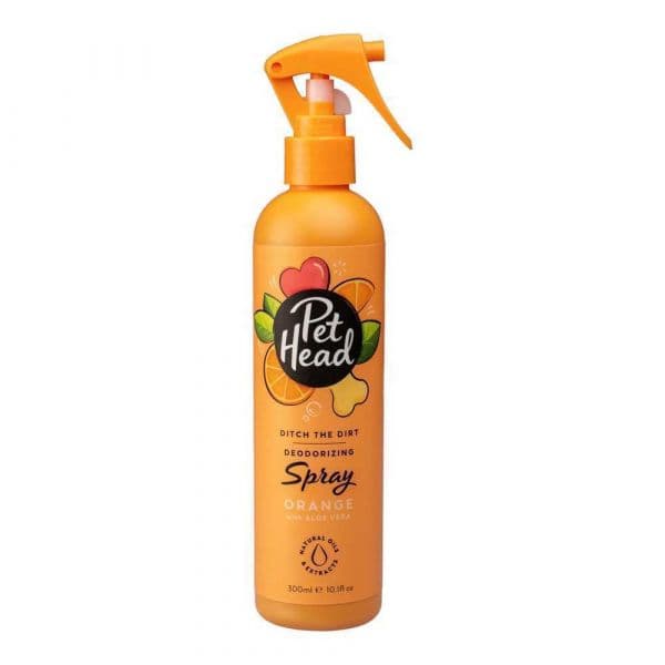 Pet Head Desodorizante em Spray Ditch the Dirt Laranja (300 ml)