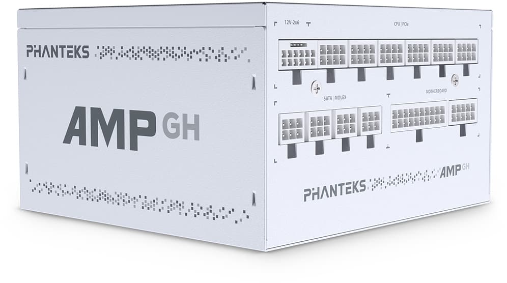 Phanteks PH-P1000G_WT02 fonte de alimentação 1000 W 24-pin ATX ATX Branco
