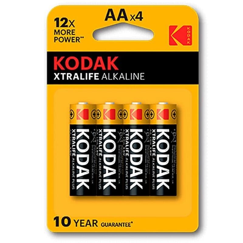 Kodak Xtralife Pack 4 Pilhas Alcalinas AA LR06