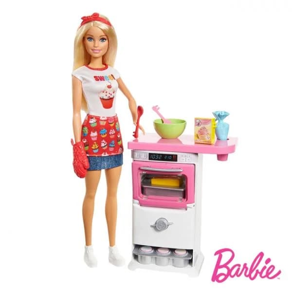 Mattel Barbie Chef Cozinheira e Pasteleira - FHP57