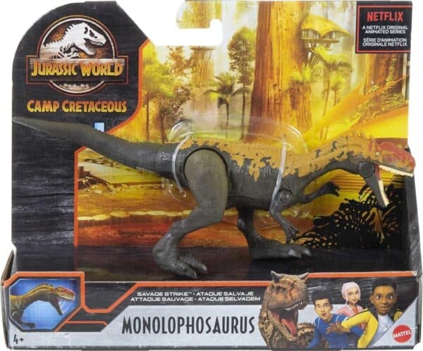Mattel Jurassic World Dino de Ataque Duplo Monolophosaurus - GCR54-6