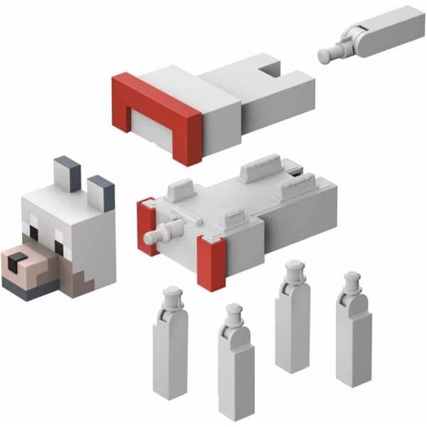 Minecraft Fusion Wolf Figure 6+ - GVV16