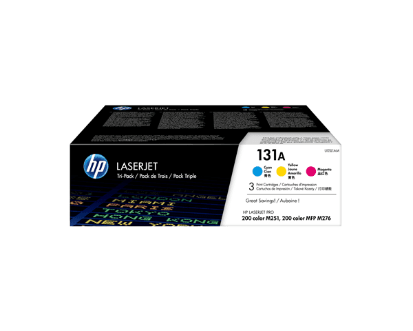 HP 131A Tricolor U0SL1AM - Pack 3x