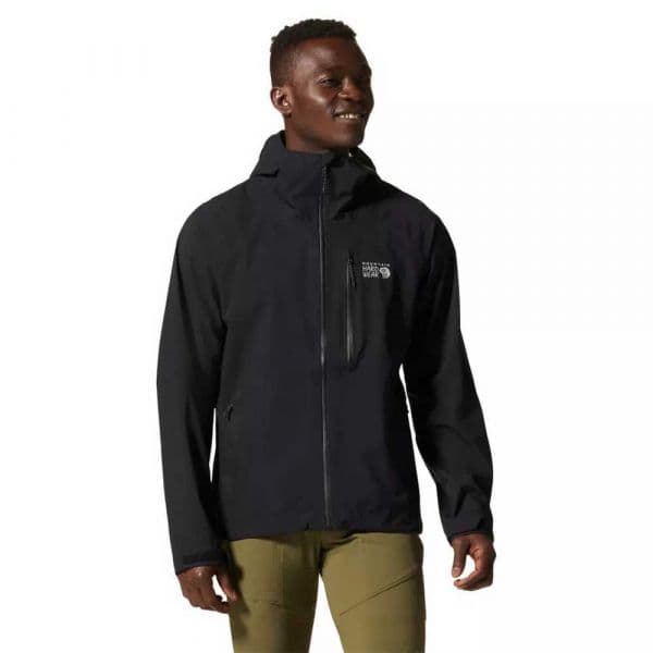 Mountain Hardwear New Stretch Ozonic Softshell Jacket Preto M Homem