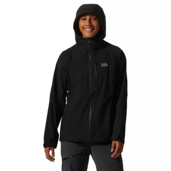 Mountain Hardwear New Stretch Ozonic Softshell Jacket Preto XS Mulher