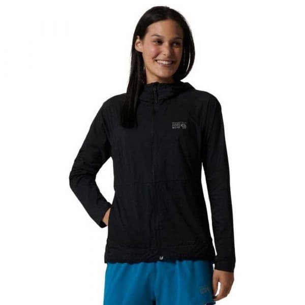 Mountain Hardwear New Kor Airshell Hoodie Preto M Mulher