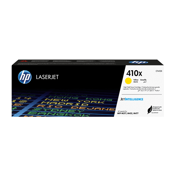 TONER ORIGINAL HP LASERJET 410X AMARELO DE ELEVADO RENDIMENTO