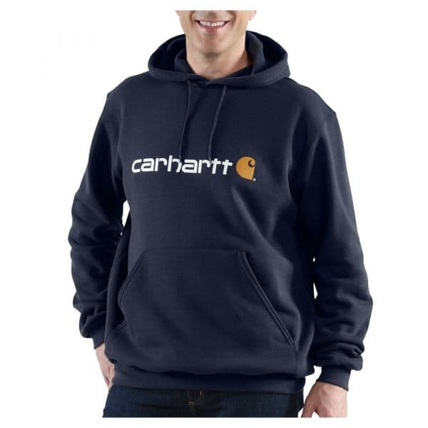 Carhartt Logo Loose Fit Hoodie Preto XS